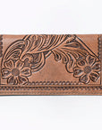 OHLAY WALLET Hand Tooled Genuine Leather women bag western handbag purse