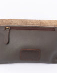 OHLAY WALLET Hand Tooled Hair-on Genuine Leather women bag western handbag purse