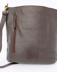 OHLAY MESSENGER Hand Tooled Hair-on Genuine Leather women bag western handbag purse