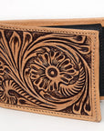 OHLAY WALLET Hand Tooled Genuine Leather women bag western handbag purse