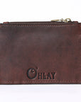 OHLAY SKBZ108A Coin Purse Hair-On Genuine Leather women bag western handbag purse