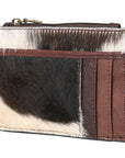 OHLAY SKBZ108C Coin Purse Hair-On Genuine Leather women bag western handbag purse