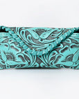 American Darling Sunglass Case Hand Tooled Genuine Leather Women Bag Western Handbag Purse