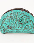 American Darling Coin Purse Hand Tooled Genuine Leather Women Bag Western Handbag Purse