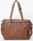 ADBG1206 American Darling Hand Tooled Hair On Genuine Leather Women Bag Western Handbag Purse