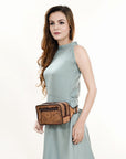 ADBG1208 American Darling Hand Tooled Genuine Leather Women Bag Western Handbag Purse