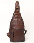 Full Grain Leather Sling Bag - SWC202 – Hilason