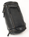 Spaghetti Western Swc400Blk Duffel Vintage Handmade Drum Dyed Genuine European Cowhide Leather Women Bag Western Handbag Purse