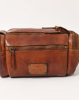 Spaghetti Western Swc400Cg Duffel Vintage Handmade Drum Dyed Genuine European Cowhide Leather Women Bag Western Handbag Purse
