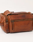 Spaghetti Western Swc400Cg Duffel Vintage Handmade Drum Dyed Genuine European Cowhide Leather Women Bag Western Handbag Purse