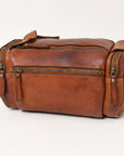 Spaghetti Western Swc400Cg Duffel Vintage Handmade Drum Dyed Genuine European Cowhide Leather Women Bag Western Handbag Purse