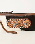 American Darling Wristlet Hair on Genuine Leather Western Women Bag | Handbag Purse | Women Wristlet | Wristlet Wristlet | Travel Wristlet | Leather Wristlet | Clutch Wristlet