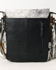 OHLAY MESSENGER Hand Tooled Hair-on Genuine Leather women bag western handbag purse