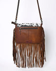 OHLAY KBG251 ENVELOPE Embossed Hair-on Genuine Leather women bag western handbag purse