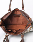 OHLAY KBG252 TOTE Hand Tooled Hair-on Genuine Leather women bag western handbag purse