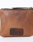 OHLAY KBG254 Coin Purse Hair-On Genuine Leather women bag western handbag purse