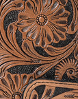 OHLAY Coin Purse Hand Tooled Genuine Leather Western Women Bag | Handbag Wallet Purses for Cute