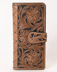 OHLAY Coin Purse Hand Tooled Genuine Leather Western Women Bag | Handbag Wallet Purses for Cute