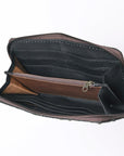 OHLAY SKBG276 Coin Purse Embossed Genuine Leather women bag western handbag purse