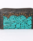 OHLAY SKBG276 Coin Purse Embossed Genuine Leather women bag western handbag purse