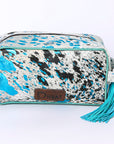 OHLAY TOILETRY Hair-on Genuine Leather women bag western handbag purse