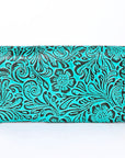 OHLAY Coin Purse Embossed Genuine Leather Women Bag Western Handbag | for Cute