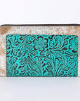OHLAY KBG310 Coin Purse Embossed Hair-On Genuine Leather women bag western handbag purse