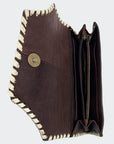 OHLAY WALLET Hand Tooled Genuine Leather women bag western handbag purse