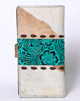 OHLAY KBG318 Coin Purse Embossed Hair-On Genuine Leather women bag western handbag purse