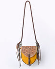 American Darling ADBGM289B Hand Tooled Genuine Leather Women Bag Western Handbag Purse