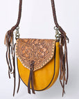 American Darling ADBGM289B Hand Tooled Genuine Leather Women Bag Western Handbag Purse