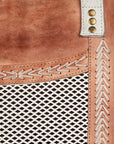 Never Mind Nmbgm135A Tote Vintage Handmade Genuine Cowhide Leather Women Bag Western Handbag Purse
