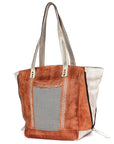 Never Mind Nmbgm135A Tote Vintage Handmade Genuine Cowhide Leather Women Bag Western Handbag Purse