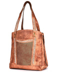 Never Mind Nmbgm135B Tote Vintage Handmade Genuine Cowhide Leather Women Bag Western Handbag Purse