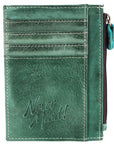 Never Mind Nmbgm130F Wallet Vintage Handmade Genuine Cowhide Leather Women Bag Western Handbag Purse