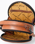 American Darling Canteen Hand Tooled Genuine Leather Women Bag Western Handbag Purse