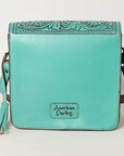 American Darling Hand Tooled Genuine Leather Women Bag Western Handbag Purse