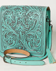 American Darling Hand Tooled Genuine Leather Women Bag Western Handbag Purse