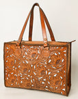 OHLAY KBG322B TOTE Hand Tooled Genuine Leather women bag western handbag purse