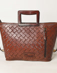 OHLAY KBG324C TOTE Hand Tooled Genuine Leather women bag western handbag purse