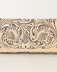 OHLAY WALLET Hand Tooled Genuine Leather women bag western handbag purse