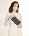 OHLAY WALLET Hand Tooled Genuine Leather women bag western handbag purse