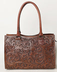 OHLAY KBG334B TOTE Hand Tooled Genuine Leather women bag western handbag purse