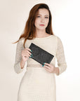 OHLAY WALLET Hand Tooled Genuine Leather women bag western handbag purse