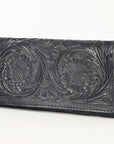 OHLAY WALLET Hand Tooled Genuine Leather women bag western handbag purse
