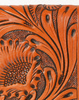 OHLAY WALLET Hand Tooled Genuine Leather women bag western handbag purse