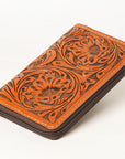 OHLAY Wallet Hand Tooled Genuine Leather Women Bag Western Handbag Purse | Womens Handbags |Leather Belt for Summer