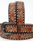 American Darling Beautifully Hand Tooled Genuine American Leather Belt Men and Women