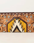ADBG1226 American Darling Hand Tooled Saddle Blanket Genuine Leather Women Bag Western Handbag Purse