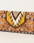 ADBG1226 American Darling Hand Tooled Saddle Blanket Genuine Leather Women Bag Western Handbag Purse